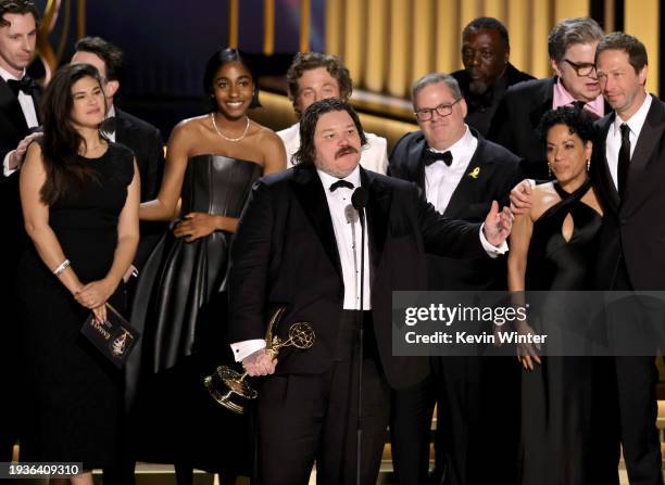 Christopher Storer, Joanna Calo, Ayo Edebiri, Matty Matheson, Jeremy Allen White, Tyson Bidner, Edwin Lee Gibson, Liza Colón-Zayas, Oliver Platt, and...