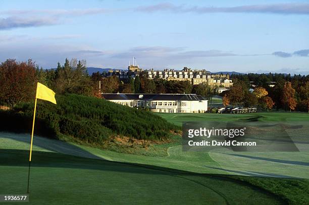 General view of the Kings golf course Clubhouse on January 1, 1996 at Kings golf course at the Gleneagles Hotel, Scotland.