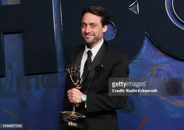 Kieran Culkin attends the HBO's 2024 Post-Emmy reception at San Vicente Bungalows on January 15, 2024 in West Hollywood, California.