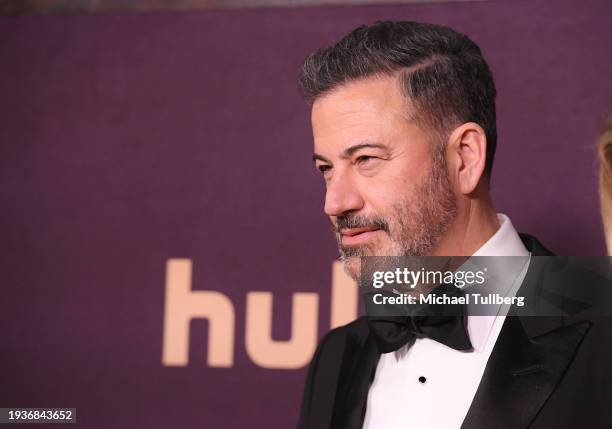 Talk show host Jimmy Kimmel attends the Walt Disney Company Emmy Awards party at Otium on January 15, 2024 in Los Angeles, California.
