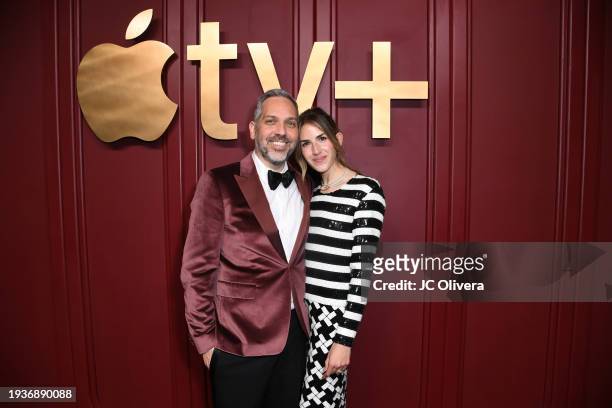 Lee Eisenberg and Emily Jane Foxseen at the Apple TV+ Emmy Awards post ceremony reception at Mother Wolf on January 15, 2024 in Los Angeles,...