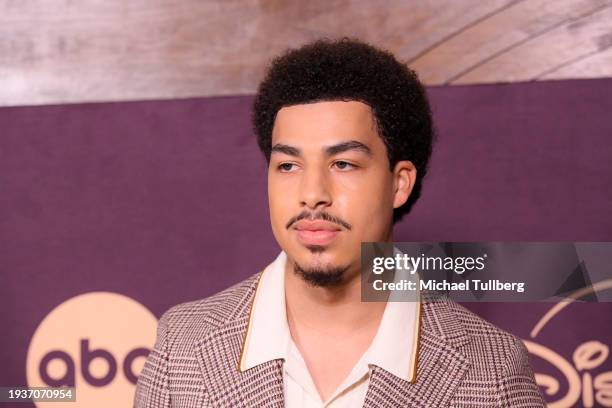 Marcus Scribner attends the Walt Disney Company Emmy Awards party at Otium on January 15, 2024 in Los Angeles, California.