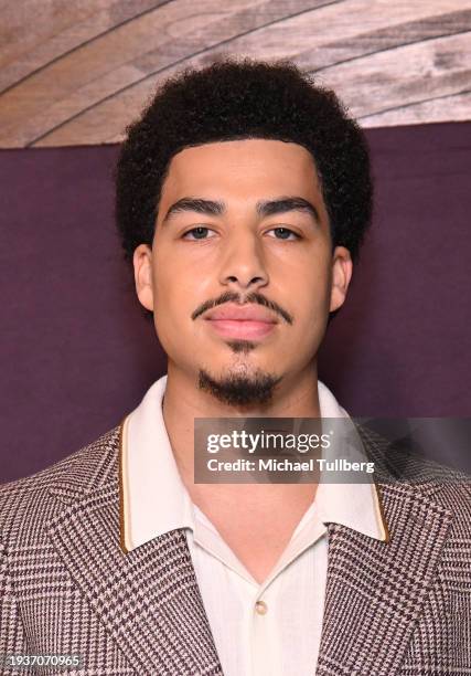 Marcus Scribner attends the Walt Disney Company Emmy Awards party at Otium on January 15, 2024 in Los Angeles, California.