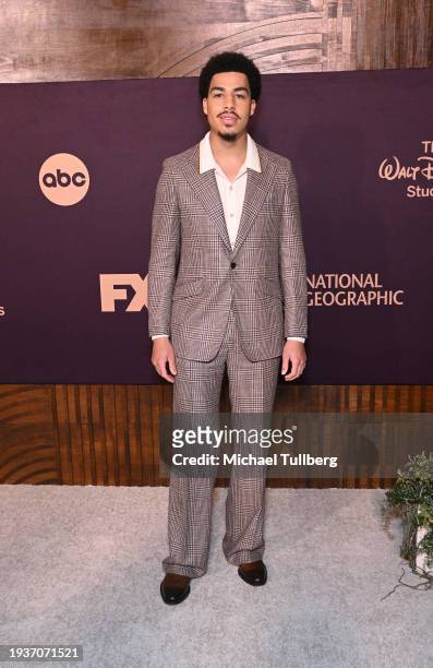 Marcus Scribner attends the Walt Disney Company Emmy Awards party at Otium on January 15, 2024 in Los Angeles, California.