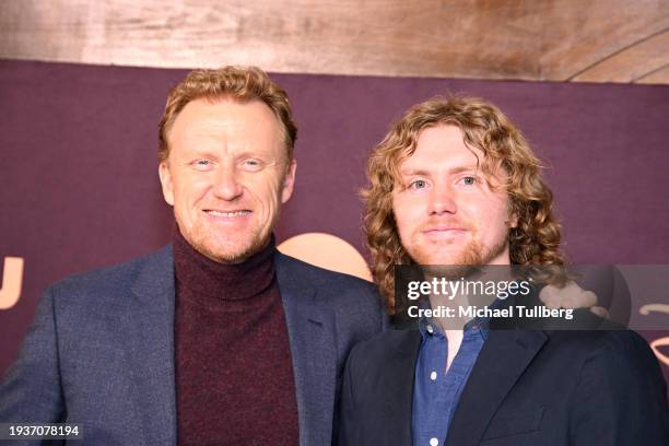 Kevin McKidd and Joseph McKidds attendsthe Walt Disney Company Emmy Awards party at Otium on January 15, 2024 in Los Angeles, California.