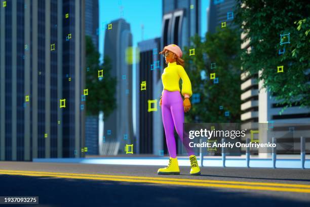 metaverse avatar in real world - motivation icons stock pictures, royalty-free photos & images