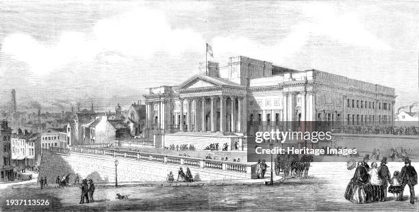 Free Public Library and Museum, Liverpool, the gift of W. Brown, Esq., to his fellow-townsmen, 1860. 'The new library and museum is situated on the...