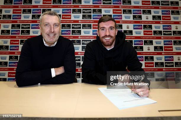 Joe Rothwell joins Southampton FC on loan from Bournemouth, pictured Director of Football Jason Wilcox at the Staplewood Campus, on January 11, 2024...