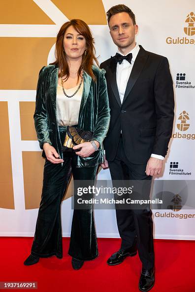 Jennie Silfverhjelm And Martin Wallstrom On The Red Carpet During The jennie-silfverhjelm-and-martin-wallstrom-on-the-red-carpet-during-the
