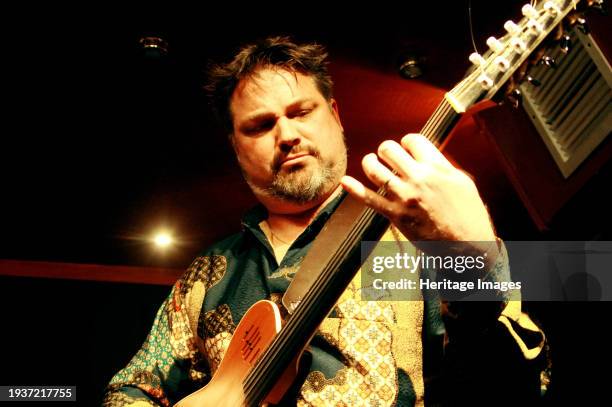 Nicolas Meier, Oxley-Meier Guitar Project, Verdict Jazz Club, Brighton, East Sussex, May 2023. Creator: Brian O'Connor.