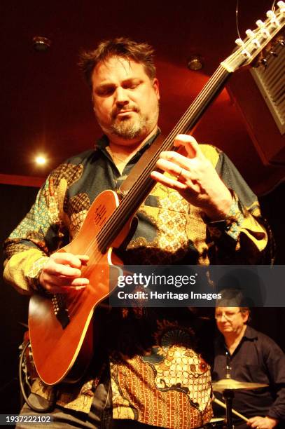 Nicolas Meier, Oxley-Meier Guitar Project, Verdict Jazz Club, Brighton, East Sussex, May 2023. Creator: Brian O'Connor.