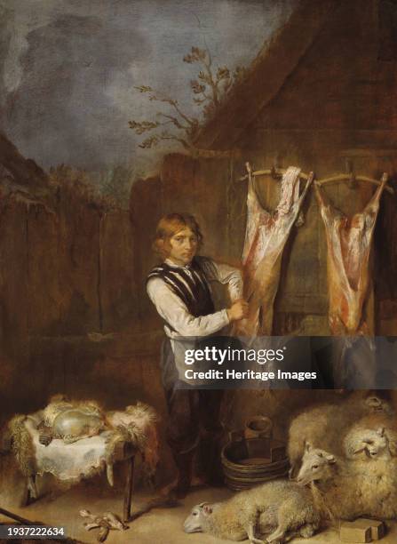 Sheep Butcher, Unknown date. Manner of David Teniers the Younger. Creator: Unknown.