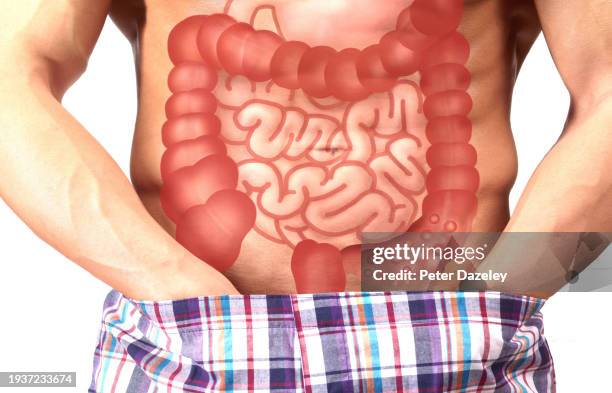 detail of man's intestine - graphic accident photos stock pictures, royalty-free photos & images