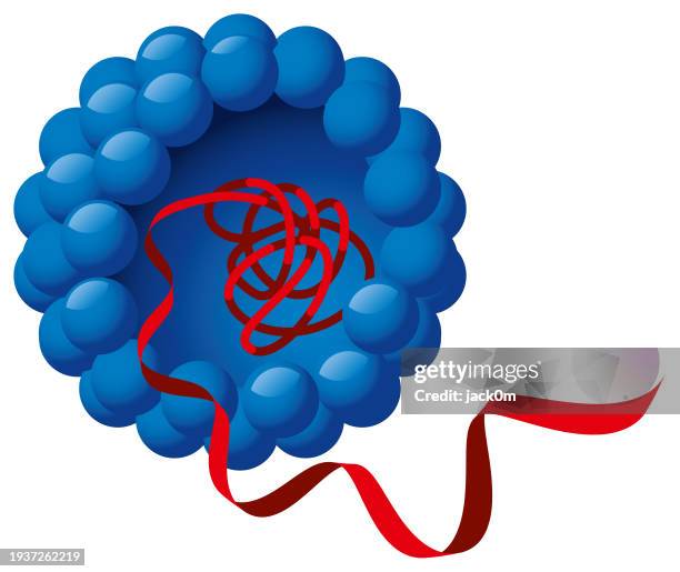 illustrations, cliparts, dessins animés et icônes de vaccin contre l’arnm - nanoparticule