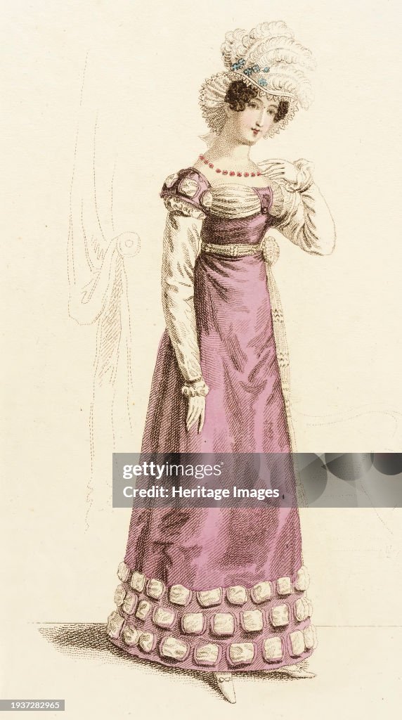 Fashion Plate (Parisian Evening Dress)