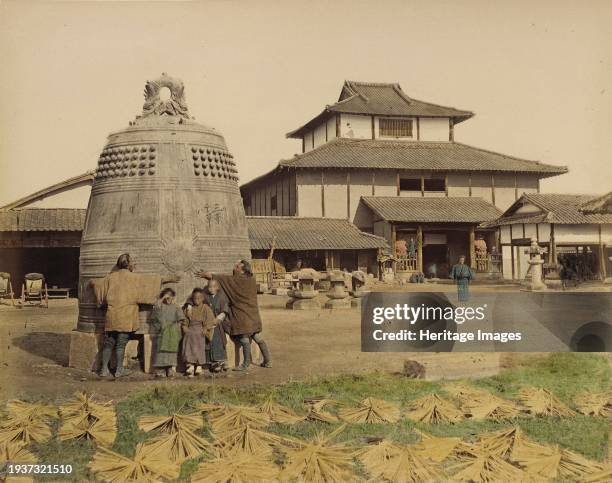 Large Bell at Daibutsu, 1865. Creator: Unknown.