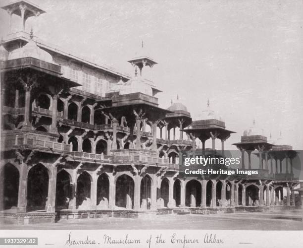 Secundra, Mausoleum of the Emperor Akbar, Late 1860s. Creator: Samuel Bourne.