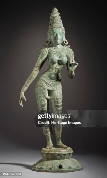 The Hindu Goddess Shridevi, 13th century. Creator: Unknown.