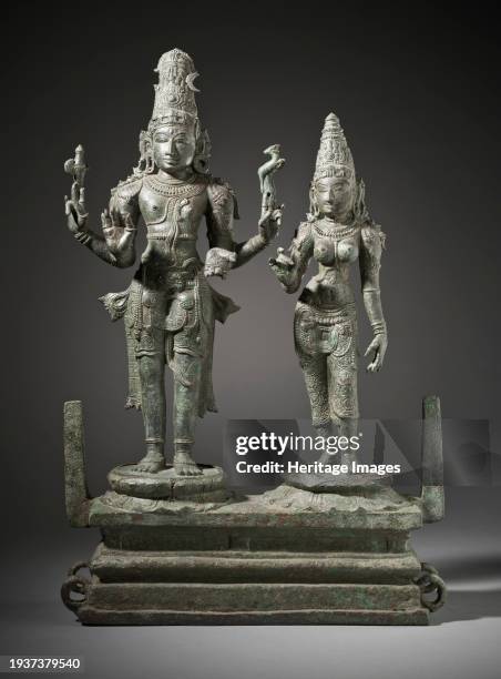 Shiva and Parvati, 13th century. Creator: Unknown.