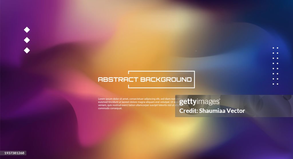 Abstract blurred dark blue gradient background, design for landing page template