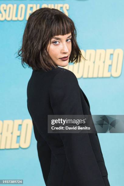 Maria Pedraza attends the Madrid photocall of "El Correo" at Hotel URSO on January 16, 2024 in Madrid, Spain.