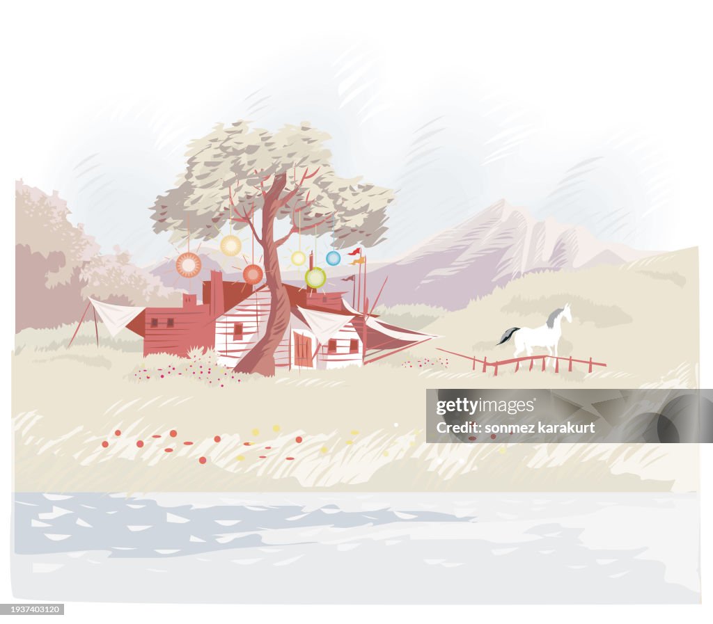 Cute farmhouse