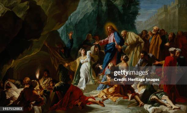 The Raising of Lazarus, circa 1711. Creator: Jean Jouvenet.