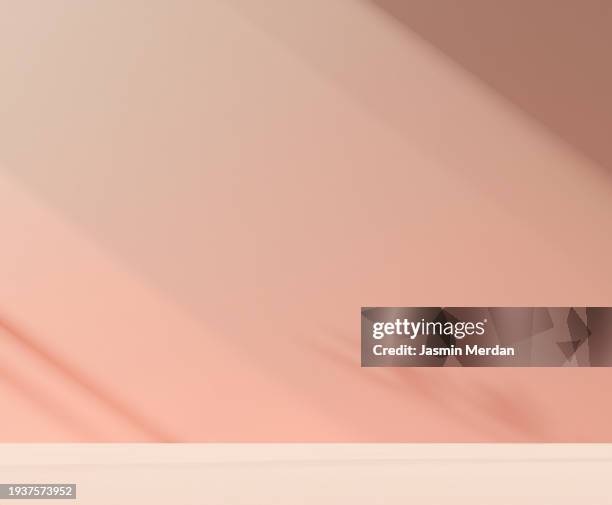 shadows and light on pink sunny wall and floor - sunny kitchen stock pictures, royalty-free photos & images