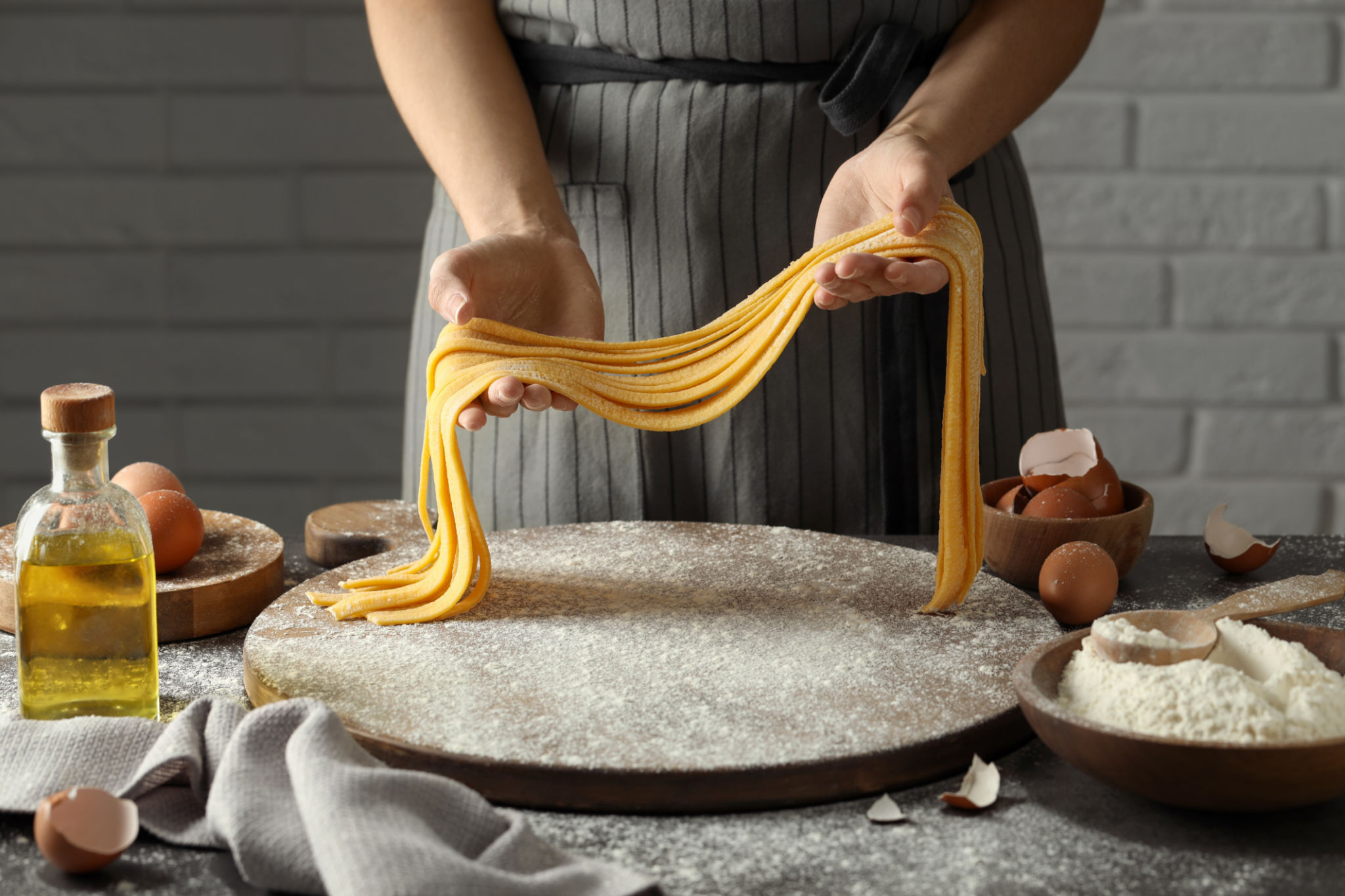 fresh pasta dish