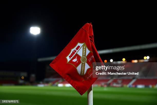 General view ahead of the FA Youth Cup match between Swindon Town and Manchester United at County Ground on January 16, 2024 in Swindon, England.