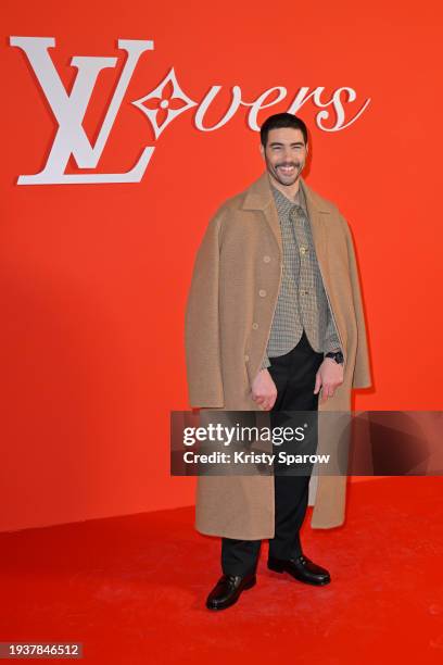 Tahar Rahim attends the Louis Vuitton Menswear Fall/Winter 2024-2025 show as part of Paris Fashion Week on January 16, 2024 in Paris, France.