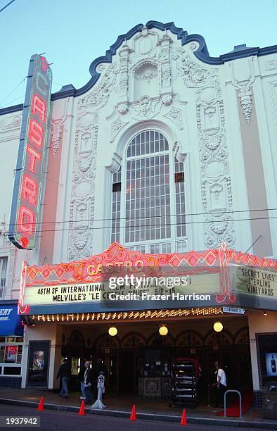 The exterior of the Castro Theatre April 17, 2003 in San Francisco, California. The Castro Theatre opened the San Francisco Film festival with a...