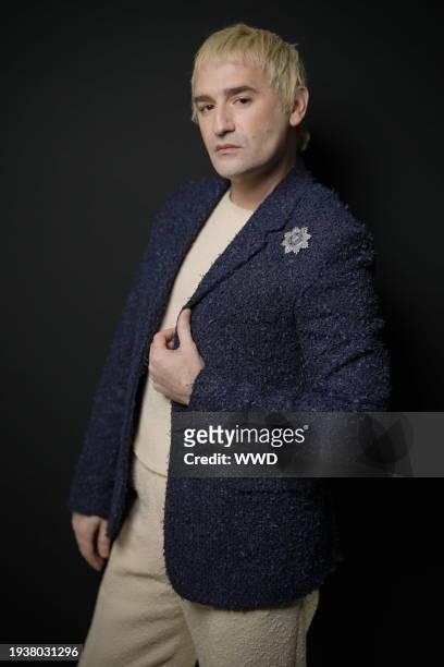 Nicolas Maury at Dior Men's Fall 2024 as part of Paris Men's Fashion Week held at École Militaire on January 19, 2024 in Paris, France.