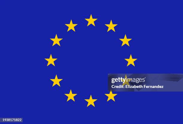 european union flag - flagge stock-fotos und bilder
