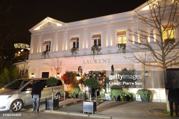Laurent" Restaurant on January 16, 2024 in Paris, France.