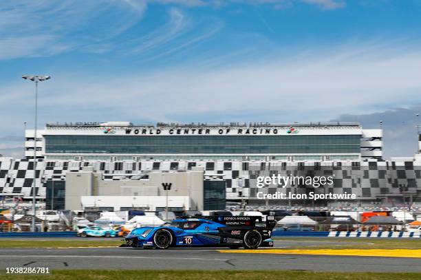 The Wayne Taylor Racing with Andretti Acura ARX-06 of Ricky Taylor, Filipe Albuquerque, Marcus Ericsson, and Brendon Hartley during the Roar Before...