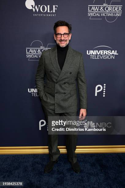 Lawrence Zarian attends the "Law & Order: Special Victims Unit" 25th Anniversary Celebration at Edge at Hudson Yards on January 16, 2024 in New York...