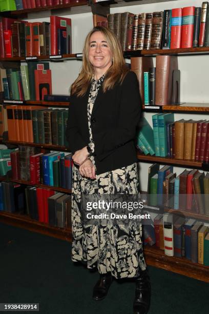 Katharine Viner attends The Women's Prize For Playwriting 2023 at The London Library on January 19, 2024 in London, England.