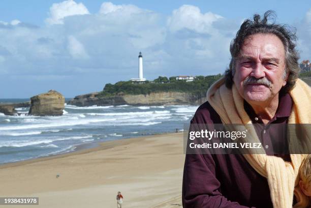 Mexican actor Pedro Armendariz Jr poses during the 16th edition of the Biarritz Film Festival, 26 September 2007 in Biarritz, southwestern France....