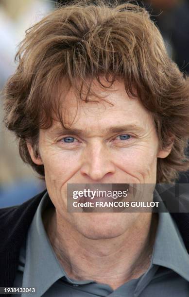 Actor Willem Dafoe poses during a photo call for Danish director Lars von Trier's film "Manderlay", 16 May 2005 at the 58th edition of the Cannes...