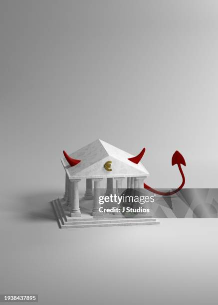 dishonest european bank concept - con man stock pictures, royalty-free photos & images