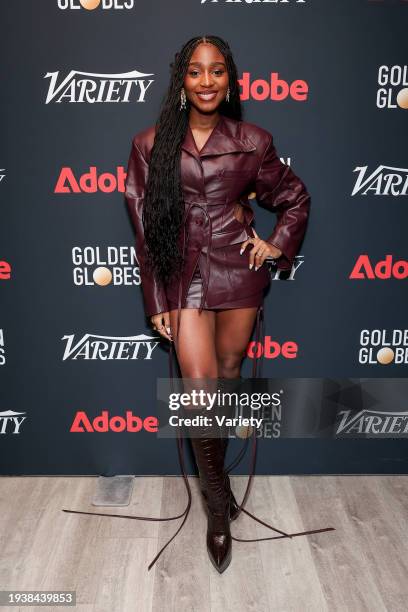 Normani at the Variety and Golden Globes Party at Sundance Film Festival, Presented by Adobe held on January 19, 2024 in Park City, Utah.