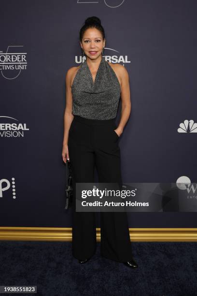 Gloria Reuben attends the "Law & Order: Special Victims Unit" 25th Anniversary Celebration at Edge at Hudson Yards on January 16, 2024 in New York...