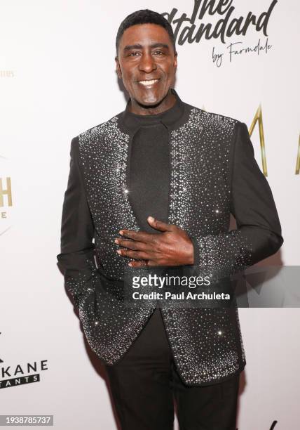 Idrees Degas attends the 75th Annual Emmy Awards Watch And After Party on January 15, 2024 in Hollywood, California.