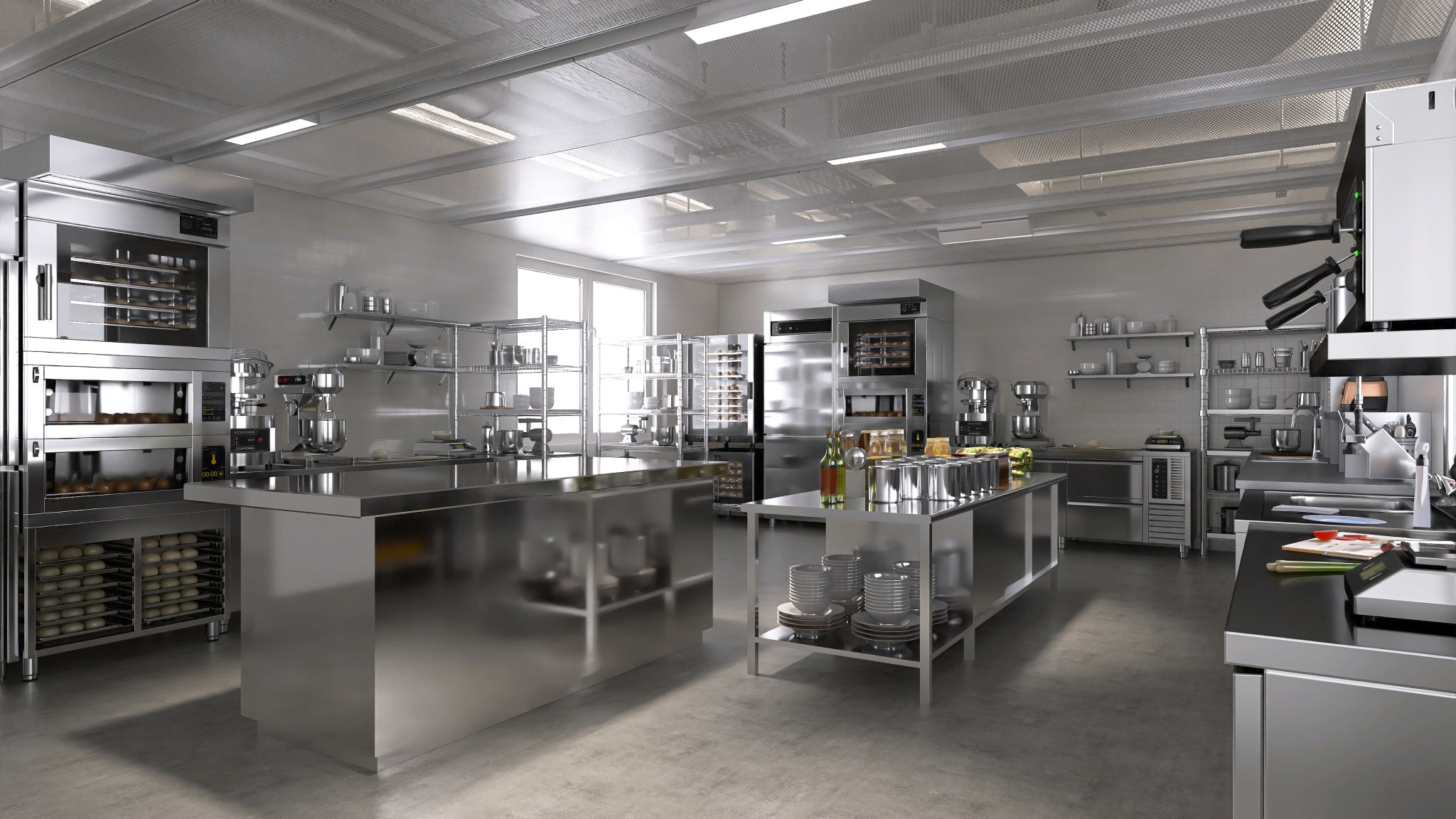commercial kitchen