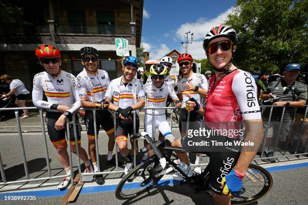 Ruben Fernandez of Spain and Team Cofidis poses for a photograph after the 24th Santos Tour Down Under 2024, Stage 2 a 141.6km stage from Norwood to...