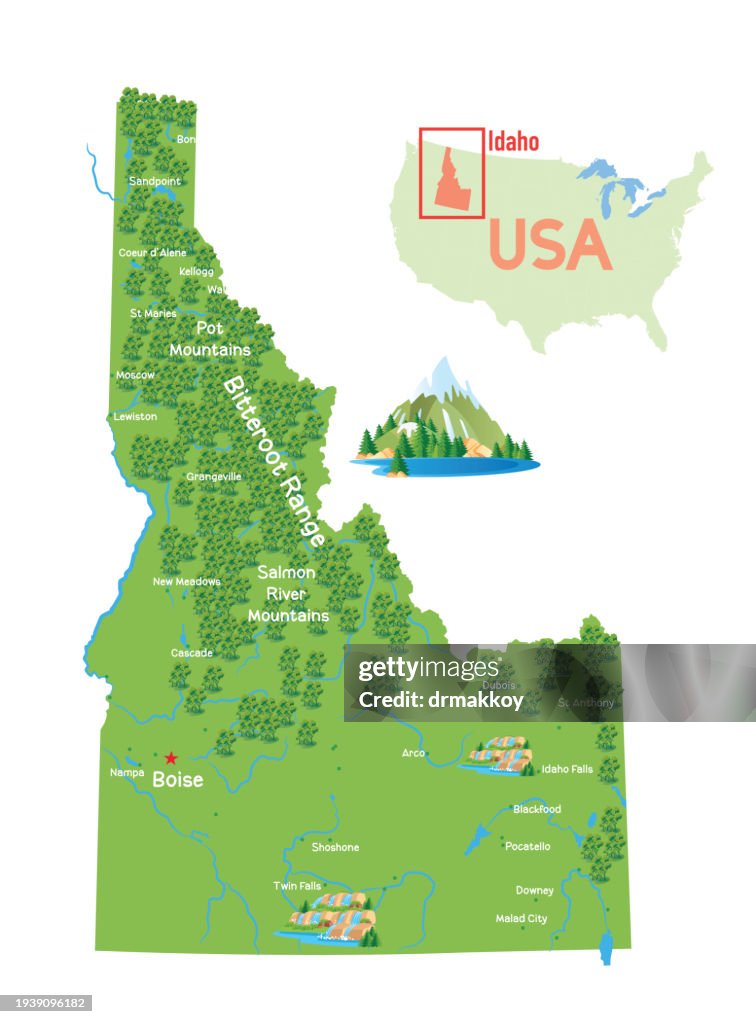 Idaho State Map