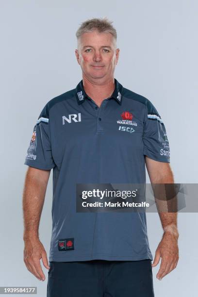 Darren Coleman poses during a New South Wales Waratahs 2024 Super Rugby Headshots Session on January 16, 2024 in Sydney, Australia.
