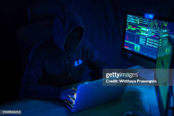 147 Hacker Behind Screen Stock Photos, High-Res Pictures, and Images ...
