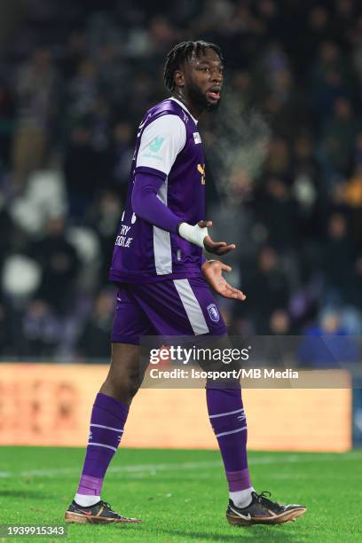 Charly Keita of Beerschot pictured during the Challenger Pro League game of the 2023 - 2024 between 1B team Koninklijke Beerschot Voetbalclub...